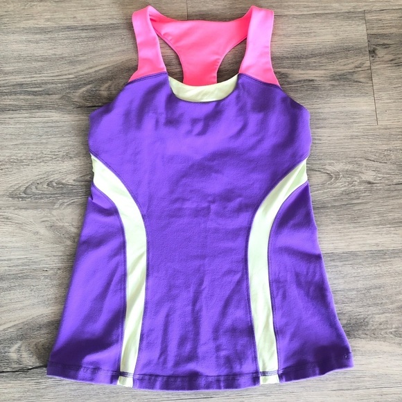 Ivivva Lululemon Racerback Active Girls Tank Top - Picture 1 of 10